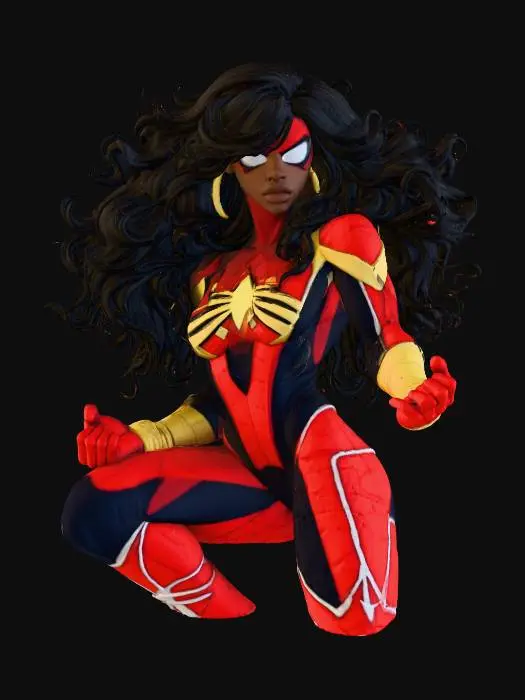 3D model for Meshy_AI_Spider_Avenger_1227233607