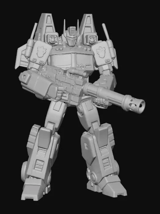 3D model for Cybertronian Prime Leader