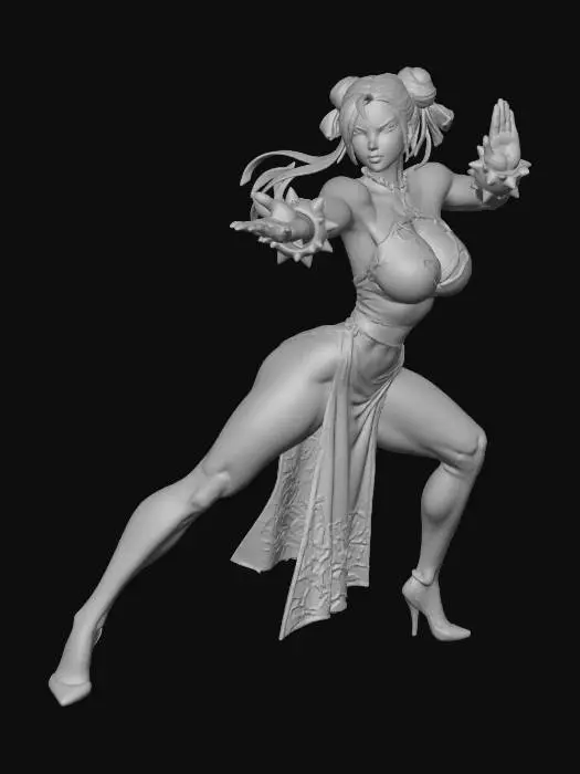 3D model for Martial Stance