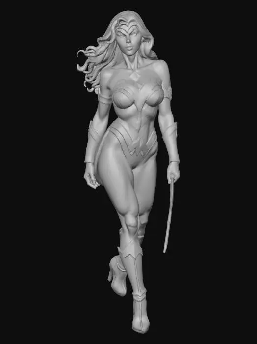 3D model for Amazonian Warrior