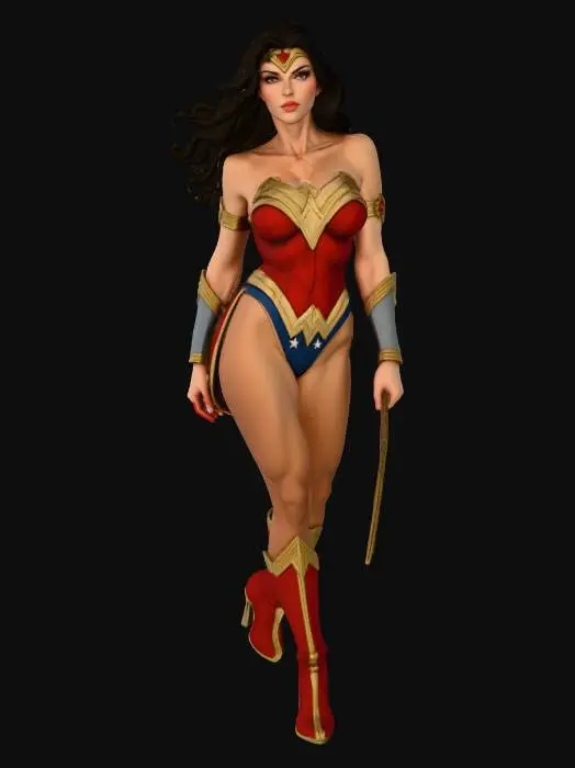 3D model for Amazonian Warrior