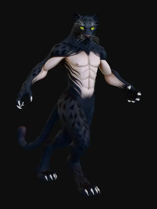 3D model for Panther Man Fusion