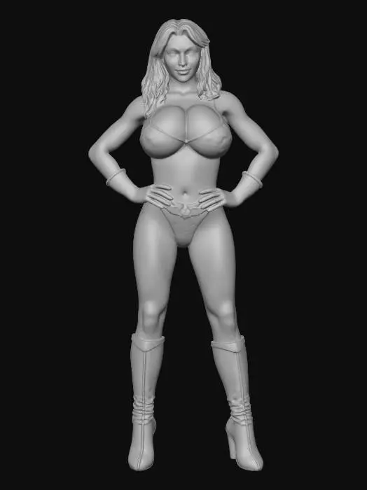 3D model for Patriotic Heroine