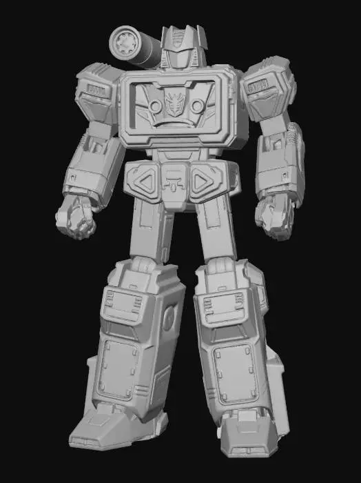 3D model for Retro Robot Soundwave