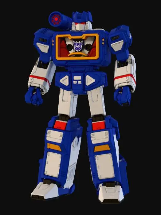 3D model for Retro Robot Soundwave