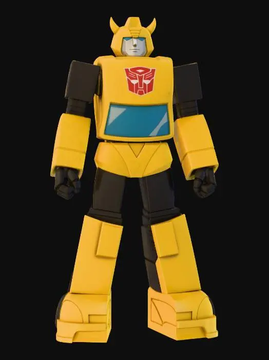 3D model for Autobot Bumblebee