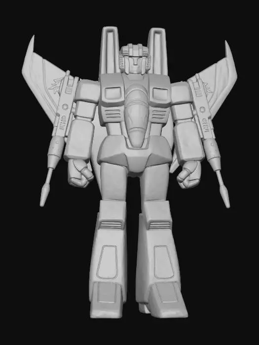 3D model for Starscream Statue