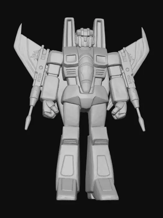 3D model for Starscream Statue