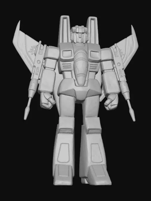 3D model for Starscream Statue