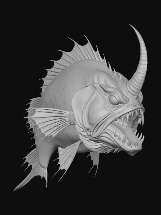 3D model for Abyssal Hornfish