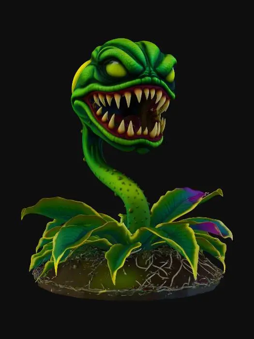 3D model for Carnivorous Bloom