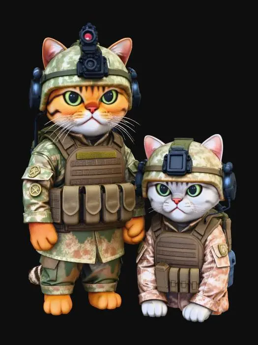 3D model for Battle Catz Buddies