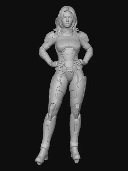 3D model for Starship Commander