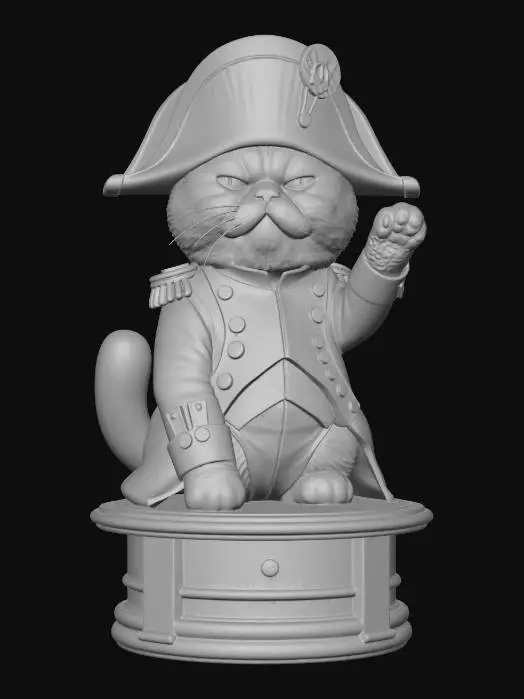 3D model for Napoleon BonaCat