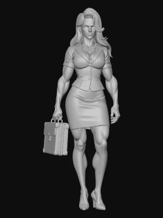 3D model for Lawyer in Green