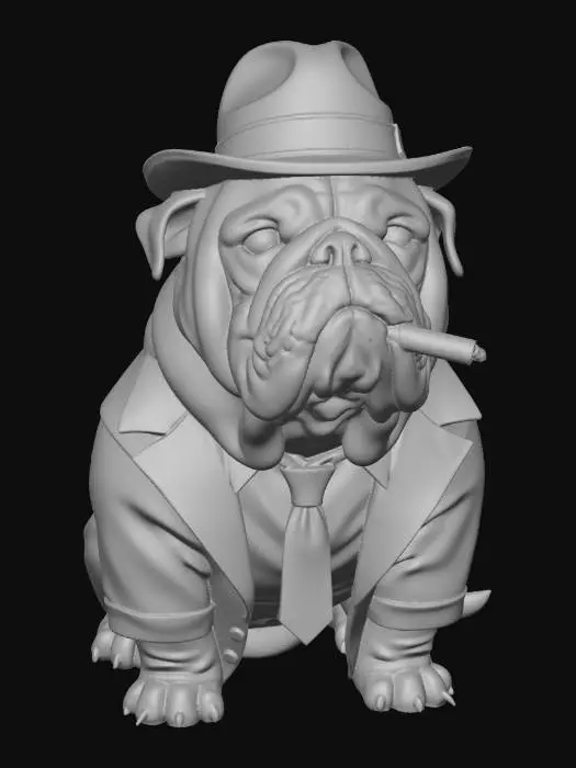 3D model for The Dapper Bulldog