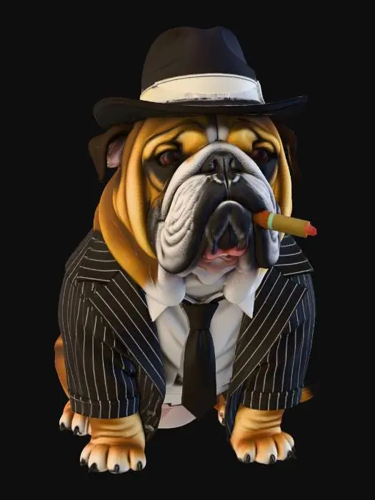 3D model for The Dapper Bulldog