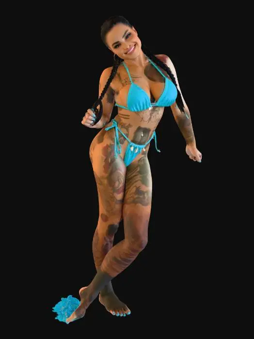 3D model for Tropical Vibes