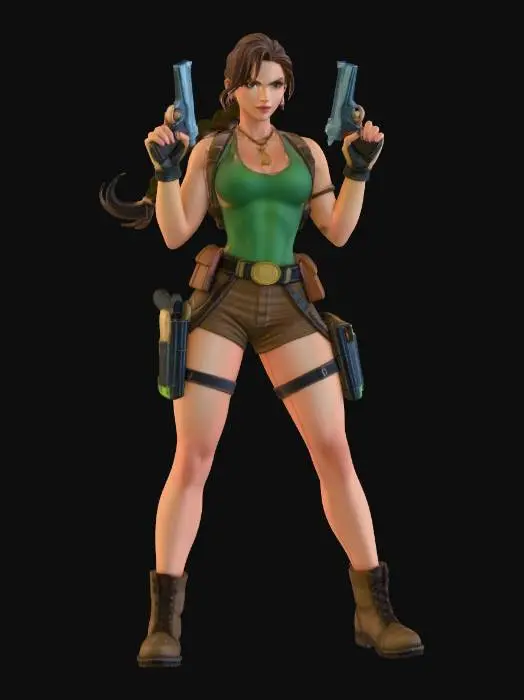 3D model for Jungle Adventurer