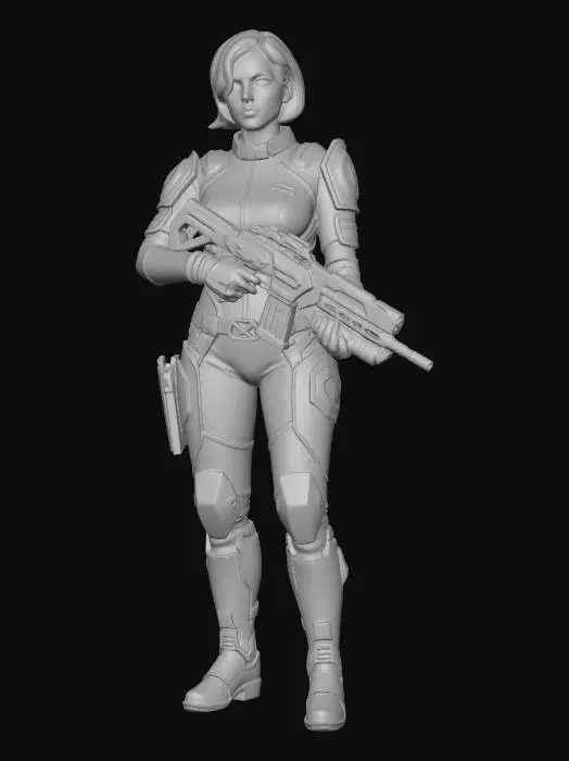 3D model for N7 Space Commander