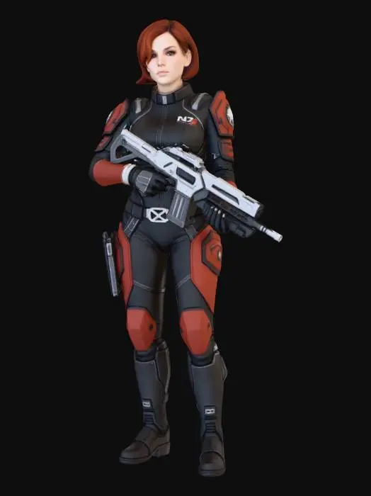 3D model for N7 Space Commander