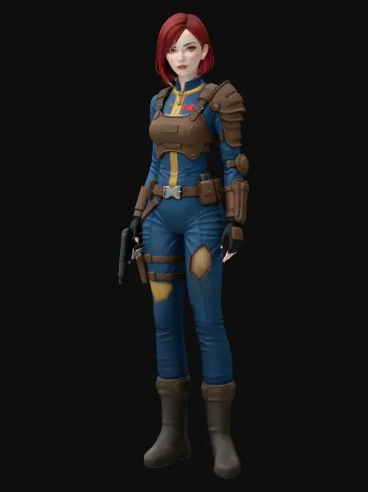 3D model for Femshep of the FallOut Ruined Realm