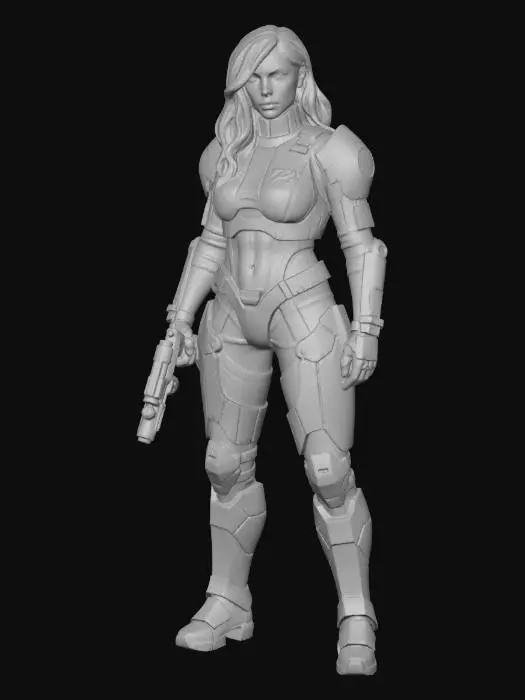 3D model for Space Warrior Commander