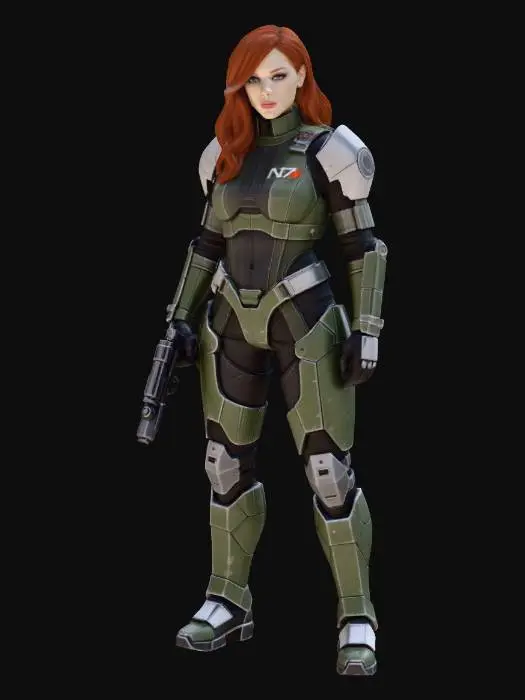 3D model for Space Warrior Commander