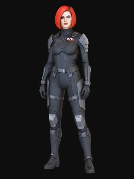 3D model for Normandy Commander