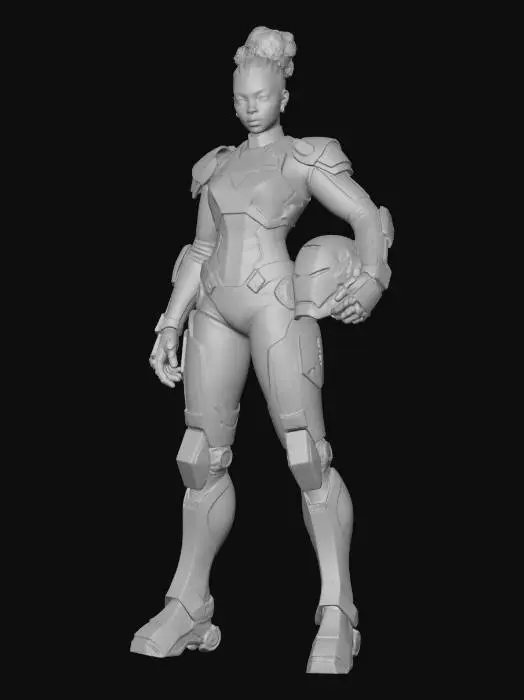 3D model for Iron Warrior of the Future