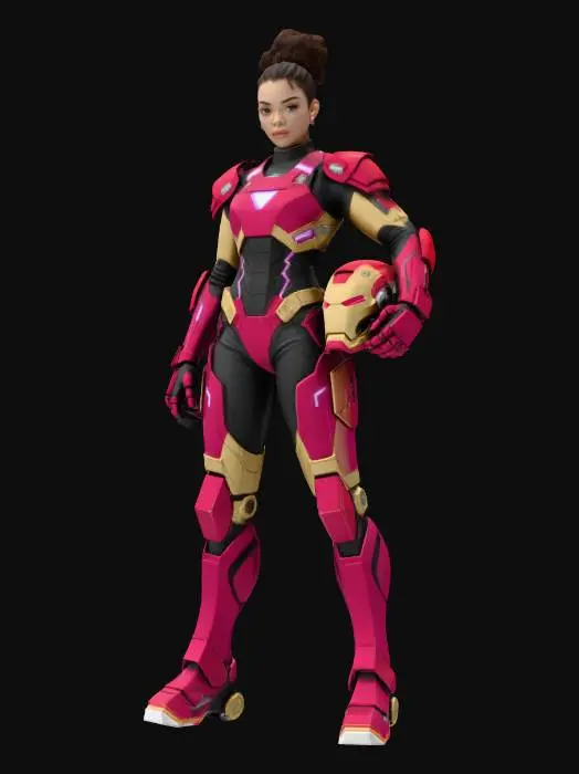 3D model for Iron Warrior of the Future