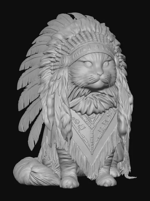 3D model for Regal Feline Majesty