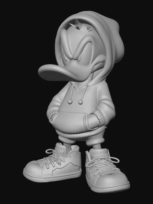 3D model for Duck in Hoodie Swagger