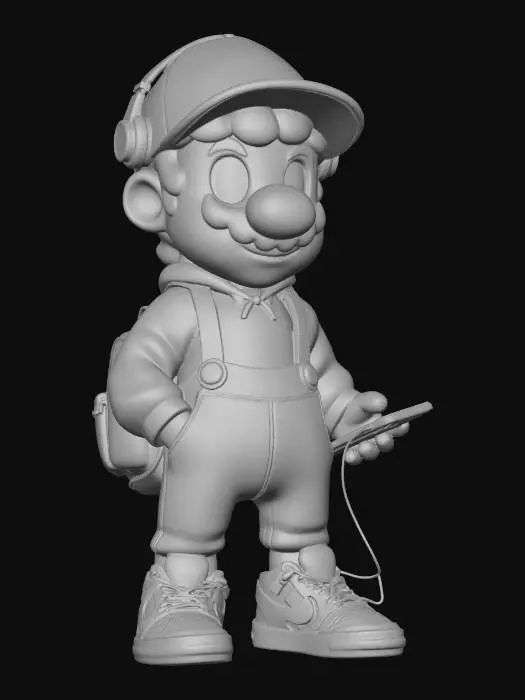 3D model for Streetwise Mario Gamer