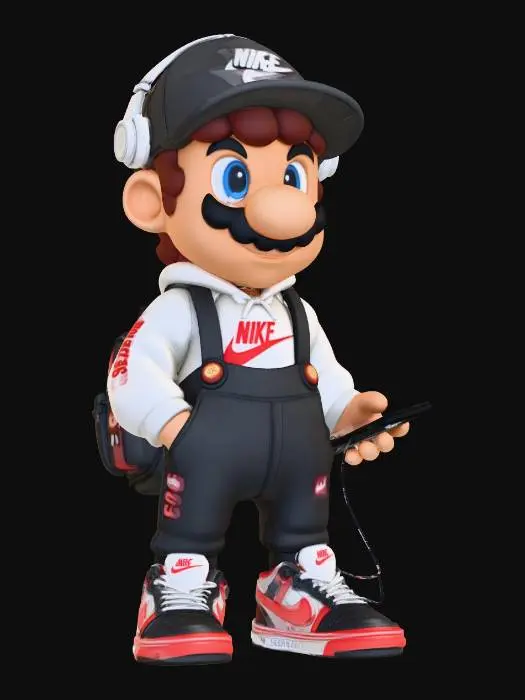 3D model for Streetwise Mario Gamer