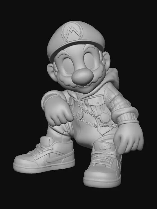 3D model for Street Style Mario
