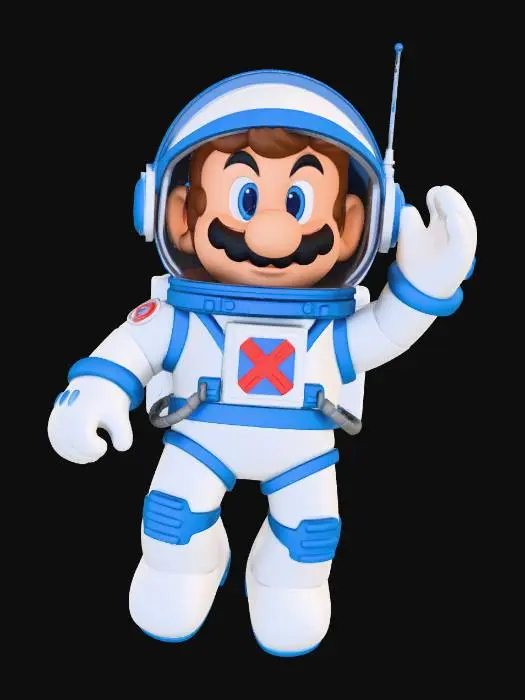 3D model for Cosmic Mario
