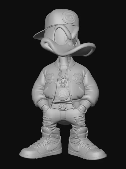 3D model for Detroit Pistons Quack Swagger