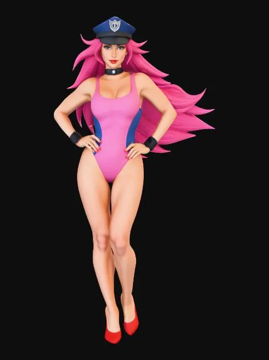 3D model for Pink Vibrant Patrol
