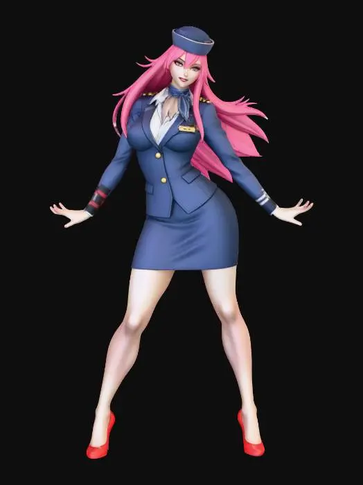 3D model for Stewardess Poison