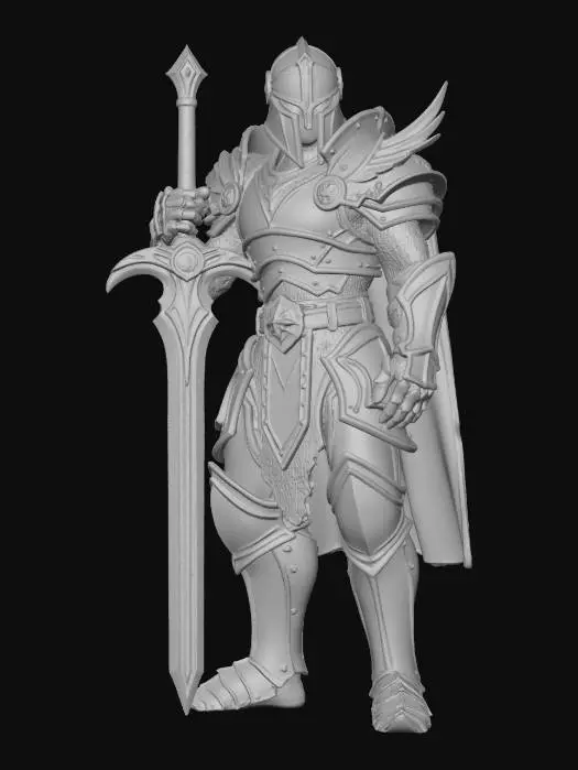 3D model for WOW Knight Guardian of the Realm
