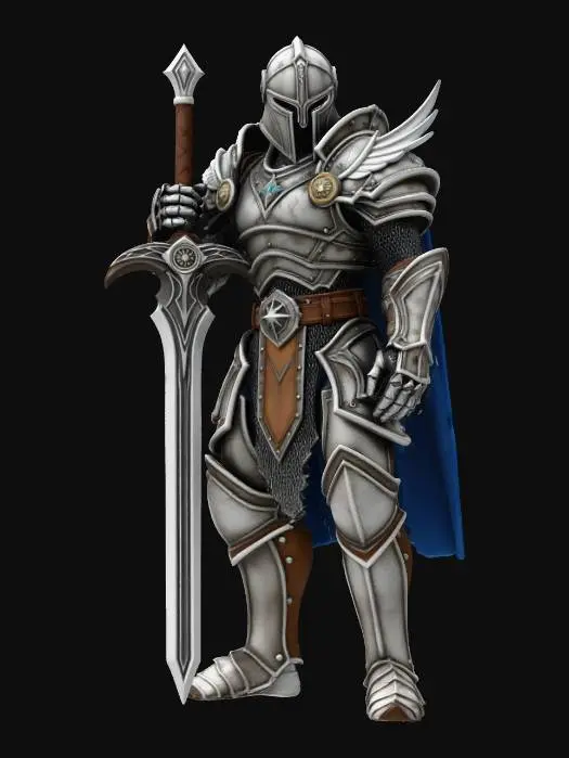 3D model for WOW Knight Guardian of the Realm