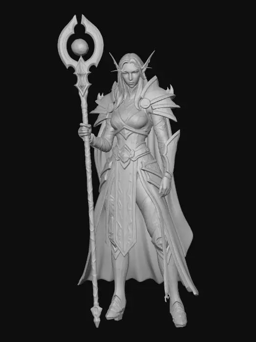3D model for WOW Sorceress of the Arcane