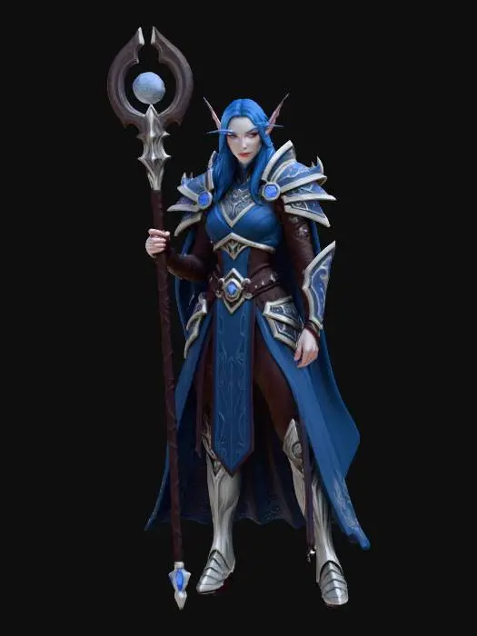 3D model for WOW Sorceress of the Arcane