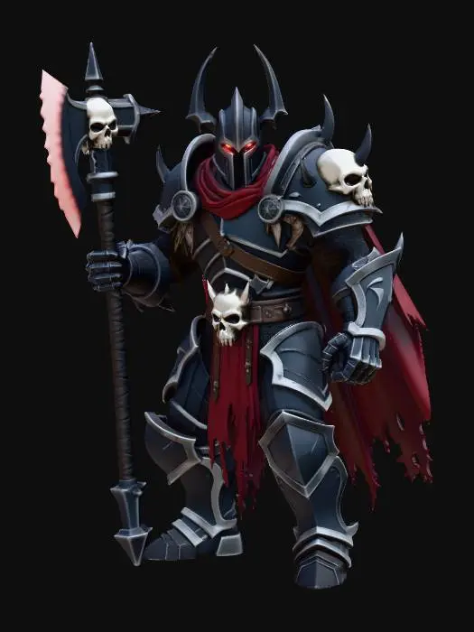 3D model for WOW Death Knight