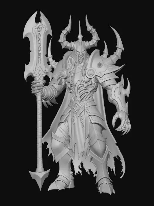 3D model for WOW Dark Knight Warlord