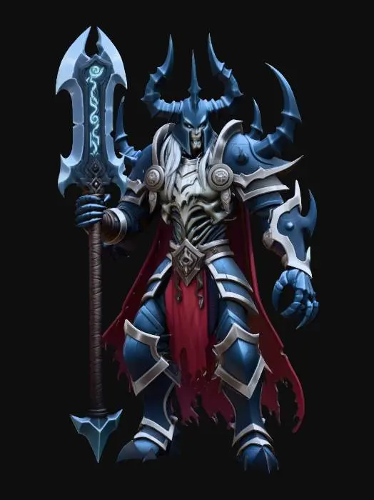 3D model for WOW Dark Knight Warlord