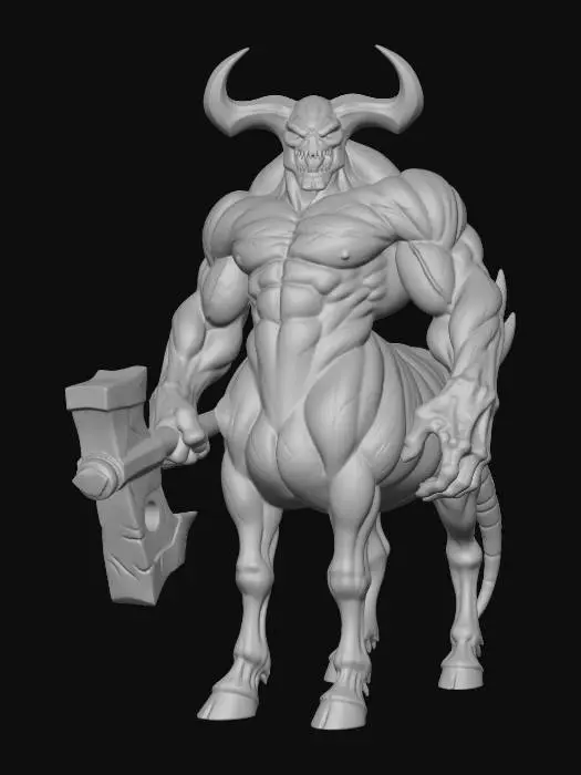 3D model for WOW Demonic Centaur Warrior