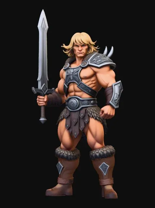 3D model for He_Man_Warrior_of_Pow_0125171259