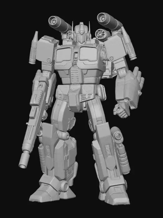 3D model for Modded Transformers Leader